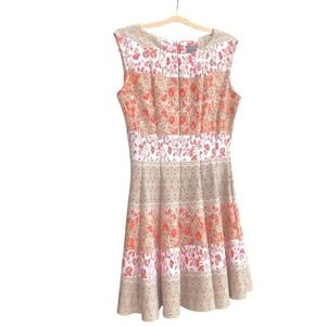 Gabby Skye Floral Print Dress Size 10 Scoop Neck Sleeveless‎ A-Line Casual Party